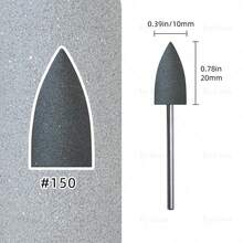 hytoos 3/32英寸硅胶美甲钻头，旋转式指甲边缘清洁抛光器，适用于美甲沙龙美甲 - 彩色 - 查看 13