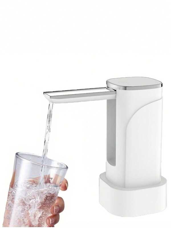 Bomba dispensadora de agua, bomba eléctrica para garrafón de agua, pantalla digital inteligente, compañero de agua embotellada, diseño plegable, bajo nivel de ruido, uso en campamento al aire libre y en el hogar
