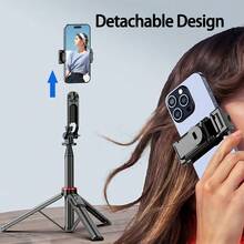 Lenovo H1V Premium Conference Stand 1.3m Retractable Aluminum Tripod Professional Video Conferencing Support Stable Anti-Shake Design Compatible With Various Cameras - Black - View 5