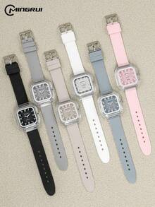 MINGRUI 2025 新款时尚石英表，适合女孩，高品质，30 米防水，适合礼物和日常装饰，学校用品，手表，30 毫米