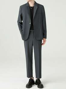 Men Suits - Gris bleu - Voir 4