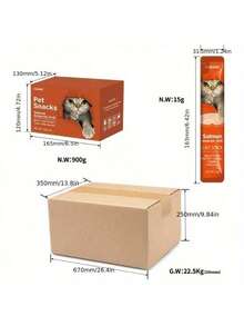 60pcs FANGEN Pet Snacks, Assorted Lickable & Squeezable Cat Treats, Chicken Egg Yolk/Salmon Krill/Tuna Mussels, 0.52 Oz Pouches, Health-Enhancing Cat Snack Variety Pack - 鮪魚貽貝 - 查看 2