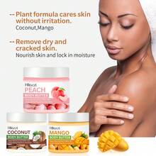 1pc Juicy Peach Body Butter - Whipped Deep Moisturizer For Silky Smooth Skin, Long-Lasting Fruit Scented Hydrating Cream For Radiant Glow - 彩色 - 查看 1