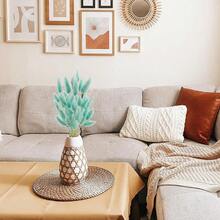 17 Natural Bunny Tails Dried Flowers, 120 Pcs Dried Lagurus Ovatus, Dried Blue Pampas Grass Decor For Farmhouse Flower Arrangements Wedding Home Party Decorations-544931 - 青藍-240件 - 查看 9