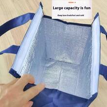 Insulated Lunch Bag - Portable Bento Box, Made Of Thick Oxford Cloth, Reusable Thermal Container, Suitable For Outdoor, School And Work, Non-Food Contact - Multicolor - View 2