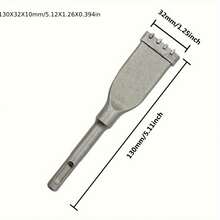 1 szt. Dłuto elektryczne z czterema zębami, krótkie, zintegrowane, dłuto i młotek, frez z węglika spiekanego do zaprawy, uchwyt SDS-Plus, narzędzie do usuwania spoin betonowych, cienki kształt tarczy, konstrukcja z sześcioma ostrzami, nadaje się do cięcia i szorstkowania muru, cegieł i kamieni