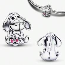 Mặt dây chuyền hình hoạt hình mạ bạc 925 mới, thích hợp để tự làm vòng tay, món quà trang sức thời trang dành cho phụ nữ. - Nhiều màu - Xem 43