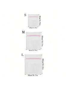 1/3/6pcs Nylon Mesh Laundry Bags For Delicate Clothing Protection, Garment Care Washing Net Bags, Fine Knit Fabric Wash Bags For Machine Washable Clothes, Minimalist Home Organization Storage Bags, Protective Net Mesh Bags For Spring Summer Delicate Garments, Clothing Protection Bags For Gentle Wash Care - Multicolor - View 5