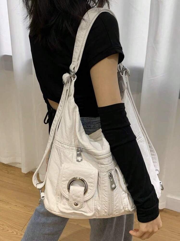 Women Functional Backpacks - Black - View 8