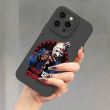 Diseño innovador de sombrero aterrador, funda de teléfono suave con ojos de ángel, superficie mate impresa con UV, proporciona protección de 360 grados, compatible con iPhone 11 a 16 Pro Max, XR, X/XS, 7, 8 Plus, SE y Mini. - Mezcla de colores - Ver 5