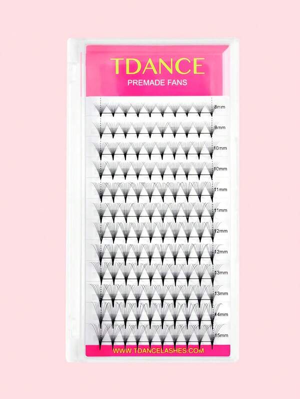 TDANCE TDANCE 1Box 12Rows 120 Fans 10D Premade Eyelash Extensions Pointy Base Volume Fans Middle Stem Faux Mink Makeup Cilios 0.07 C D 8-15mmlash Clusters,Eyelash Clusters,Individual Eyelashes,Lashes,Fake Lashes