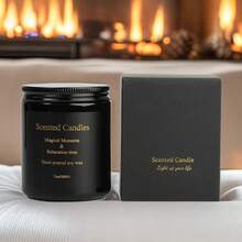 JOYFEE 香薰蜡烛 - 缓解压力，促进放松，营造沐浴、瑜伽和节日礼物的氛围 - 黑莓与月桂 - 薰衣草 - 牡丹与绒面天竺葵 - 无烟低温燃烧 - 200g 大豆蜡 - 無花果與黑醋栗 - 查看 5