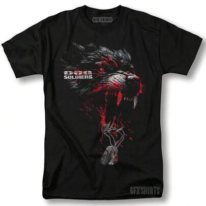 Camiseta con diseño gráfico vintage de la película de terror Dog Soldiers, gran regalo