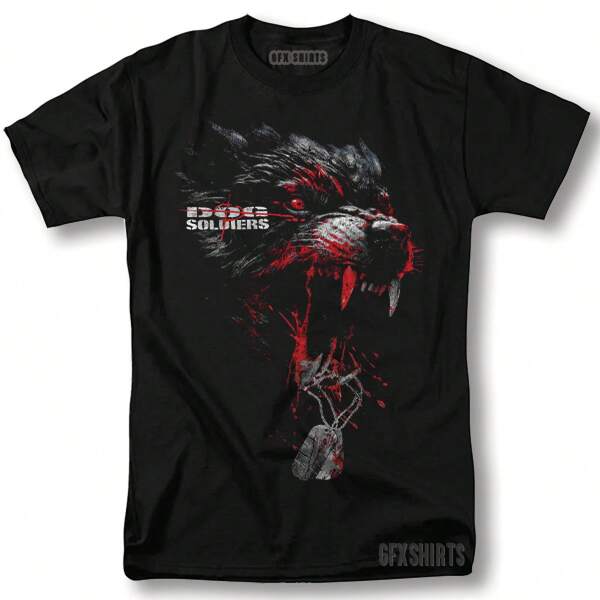 Camiseta con diseño gráfico vintage de la película de terror Dog Soldiers, gran regalo