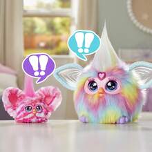Hasbro Furby Furblets Bub-Lee Mini Friend, 45+ Sounds & Music, Speaks Only Furbish, Electronic Plush Toys, Pink & White, Back To School Gifts, Ages 6+ - Bub Lee - View 6