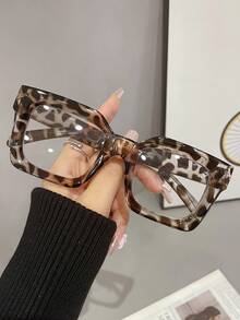 1 副女士简约多框透明镜片眼镜，适合日常佩戴 - 彩色 - 查看 4