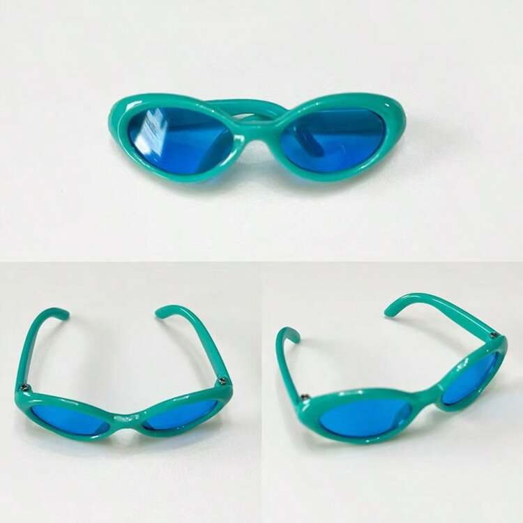 （仅眼镜）新款 Labobo 第一至三代 17厘米 Bubu 毛绒娃娃时尚眼镜配件，6.5厘米宽棉质娃娃配件，适用于 Labobo - 彩色 - 查看 13