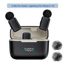 HITOZON Plug-And-Play Professional Wireless Lavalier Microphone, Equipped With Innovative AI Voice Changer And Smart Noise Cancellation Features - Includes Portable Charging Case - Compatible With Smartphones, Computers, Cameras - Ideal For Content Creation, Live Streaming, Podcasting And More - One Size - View 14