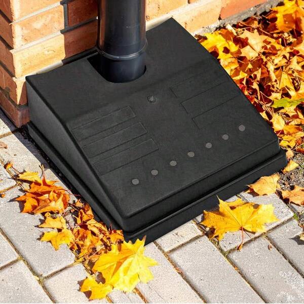 2 X Heavy Duty Drain Cover - 30cm Garden Pipe Guard| Tidy Gutter Protection, Suitable For Outdoors| Avoid Blockages, Perfect For Any Drain, Leaves Debris| Strong, Durable & Long Lasting - Black