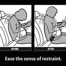 汽车安全带延长器，可调节安全带延长器，适用于儿童、孕妇和成人 - 彩色 - 查看 4