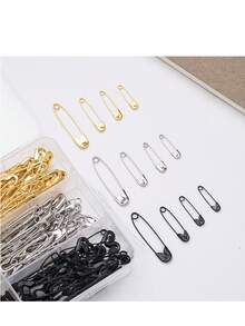 10-500pcs Steel Safety Pin, Modern Minimalist Safety Pin Set For Home - Silver - View 9