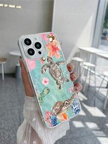 1个透明TPU海龟/海龟海洋元素图案防震手机壳，兼容苹果/配套手机壳/趣味手机壳/安卓手机壳/手机壳/手机壳/兼容OPPO手机壳，兼容Galaxy A51 4G/兼容Galaxy A52/A52s 5G/兼容Galaxy S23 Ultra/兼容Galaxy A13 4G/兼容Galaxy A12/兼容Galaxy S22 Ultra/兼容OPPO A54/兼容Galaxy A54/16 15 14 13 12 11 Pro Max/兼容Galaxy A04E/兼容Galaxy A05S/兼容Galaxy A34/兼容Galaxy S24 Ultra 5G/兼容Redmi Note 13/兼容Galaxy A14/兼容Galaxy A32 4G国际版，不是国内版 - 彩色 - 查看 4