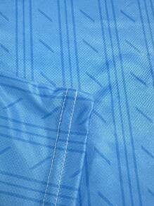 Maglia da calcio stile Napoli personalizzata da uomo, con nome e numero personalizzati, comoda felpa sportiva a girocollo, adatta per allenamento di calcio, uso casual e come regalo, con stampa grafica - Blu - Visualizzare 7