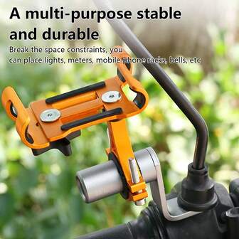 Aluminum Alloy Handlebar Extensions Rearview Mirror Bracket Accessory For Mount To Rear-View Mirror