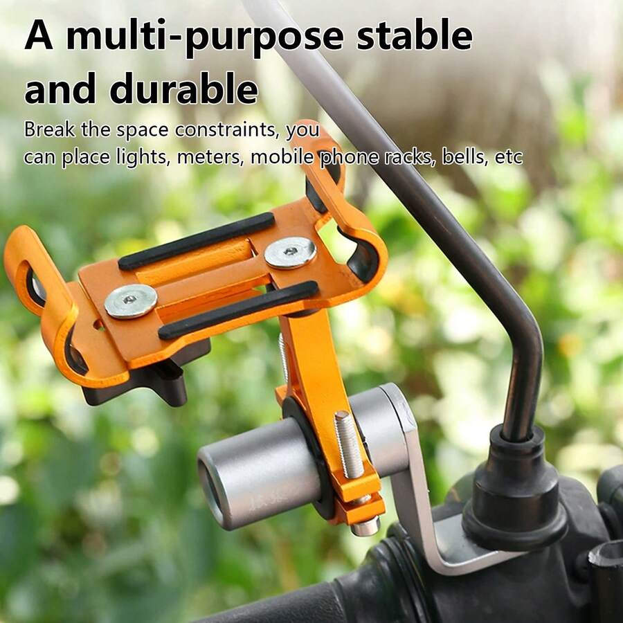 Aluminum Alloy Handlebar Extensions Rearview Mirror Bracket Accessory For Mount To Rear-View Mirror