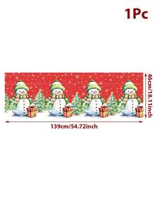1 件圣诞窗帘帷幔，圣诞快乐短窗帘，包括圣诞铃铛、雪人、圣诞树、姜饼人和红花款式，半窗帘，圣诞厨房窗帘，圣诞派对装饰，圣诞派对用品，圣诞装饰，家居圣诞装饰，圣诞房间装饰， - 彩色 - 查看 14