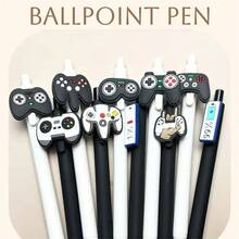 10/1pc Creative Ballpoint Pen, Game Controller Sticker, Gel Pen, Student Gift Pen, School Stationery, Suitable For Students, Adults, Teachers, Creative Gifts, Writing Pens, Markers, Medium Nibs,School Supplies,Stationery