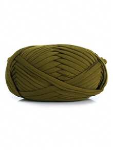 Premium Polyester Crochet & Knitting Yarn - 1pc, 100G Each, 30m Length - Ideal For DIY Projects, T-Shirts, Slippers & Baskets,Fabric Strip Handmade Weaving Diy Bag, Toy, Shoe, Carpet, Organizing Basket Thread