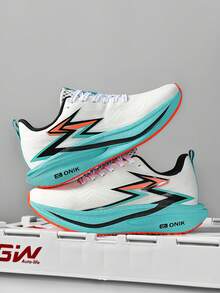 Jifffly Lightweight Breathable Shock-Absorbing Rebound Running Shoes For Teens, Versatile Carbon Fiber Sole Non-Slip Casual Sports Sneakers,