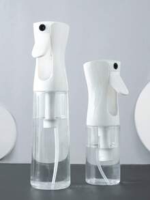 1个200毫升高压连续自动喷雾瓶，白色，细雾喷头，适用于浴室、卧室、厨房、梳妆台、美发沙龙、护发产品及配件、理发店、美容旅行必备，多用途喷雾瓶，可重复灌装 - 彩色 - 查看 1