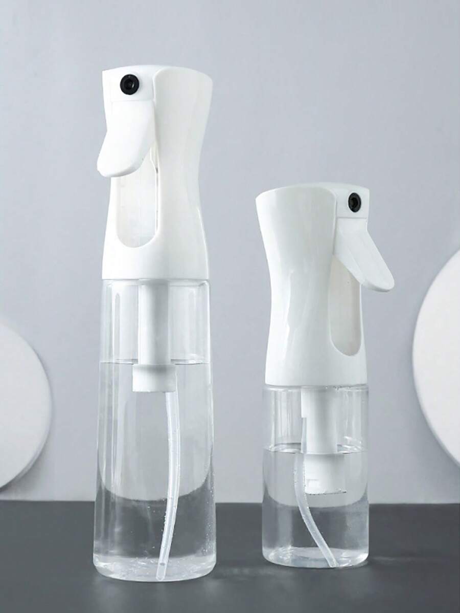 1个200毫升高压连续自动喷雾瓶，白色，细雾喷头，适用于浴室、卧室、厨房、梳妆台、美发沙龙、护发产品及配件、理发店、美容旅行必备，多用途喷雾瓶，可重复灌装 - 彩色 - 查看 1