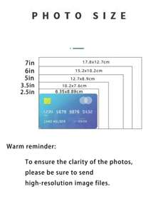 2 pièces/5 pièces/10 pièces/20 pièces/50 pièces Impression photo personnalisée - Développer et imprimer des photos personnalisées, des photos de téléphone, des photos numériques sur papier de 2,5 po/3,5 po/5 po. Cadeaux pour Noël, Thanksgiving, Fête des Pères, Commémorations d'animaux de compagnie, Anniversaires pour petite amie/petit ami. Pour la salle de bain, le salon, la chambre, le bureau, la salle de thé, l'école, la maison. Pour les anniversaires, les mariages, les remises de diplômes, les pendaisons de crémaillère.
