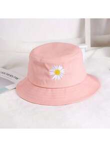 Women's Casual Bucket Hat Perfect Gift For Friends For Daily Wear - 羅莎 - 查看 2