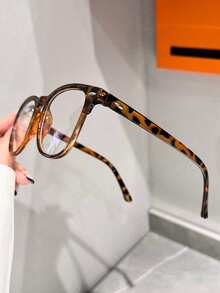 1 Pc Unisex Fashion Stylish Light Computer Glasses Cute Casual Classic Design Suitable For Daily Office And School Use - Multicolor - View 7