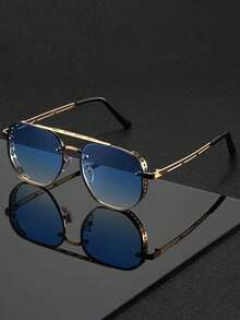 Kính thời trang nam nữ phong cách retro cổ điển mới, đa năng, cá tính, Punk, cao cấp - Nhiều màu - Xem 7