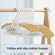 可调节婴儿衣架 - 可伸缩儿童衣架，4 级，防滑加厚耐用金属挂钩，适合 0-18 岁，时尚坚固，适用于婴儿房、衣柜、洗衣房、衣架和衣柜组织，现代婴儿装饰，坚固的结构，婴儿存储，时尚的设计，高品质挂钩，幼儿的父母 - 彩色 - 查看 9