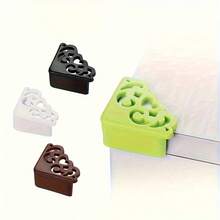 4pcs Silicone Corner Guards With Elegant Hollow Flower Design Stylish Table Edge Protectors For Safety And Decor - Multicolor - View 2