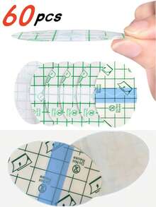 100/60/40/20/10 片装一次性化妆盘，超薄自粘化妆盘；一次性足部防摩擦保护贴，隐形超薄粘性足部防摩擦保护贴，适用于各种鞋型，自粘防摩擦。