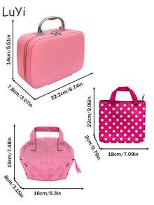 Kids Role Play Makeup Toy Set (No Real Cosmetics), Girls Pretend Makeup Toy Combo, Gift For Girls Birthday/Holiday/Halloween/Christmas