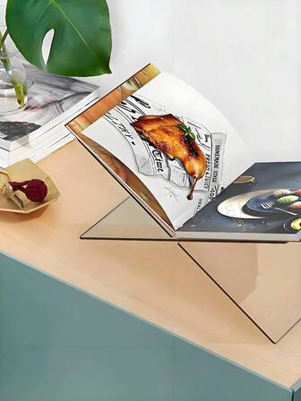 Acrylic X Type Book Reading Stand Book Stand Base Book Holder, Desktop Books, Picture Album Magazine Display Stand X Type, Book Stand, Reading Tray Rack