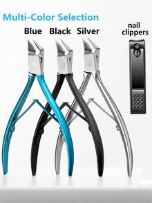 Ultra Sharp Precision Nail Clippers - Professional Grade Thick Nail Trimmer And Edge Trimmer For Ingrown Nails, With Cuticle Pusher And Cuticle Nipper, Home Manicure And Pedicure Care, Easy To Use And Clean, Callus Remover Clipper, Professional Stainless Steel Cutting Pliers. - Multicolor - View 10