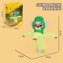 Shanhaijing Tungtungtungsahur Mountain Set Building Block Toys, Luxury Children's Game Model, Suitable For Boys And Girls Puzzle Science DIY, Anime Games, Cute Kawaii Building Block Toys, Building Block Lovers' Desktop Decoration, Back-To-School Supplies, Suitable For Christmas, Halloween, Birthday Gifts, Anime Character Toys For Boys And Girls