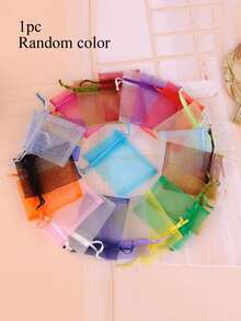 100/50/10/1件套，随机颜色珠宝收纳袋，返校季 - 彩色 - 查看 14