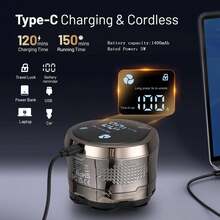 1 件 USB 可充电多功能电动光头剃须刀，男士便携式电动剃须刀 - 彩色 - 查看 3