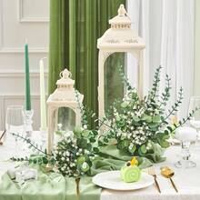 200 Pcs Mixed Artificial Eucalyptus Stems,Babys Breath Artificial Flowers Bulk With Faux Eucalyptus Leaves Greenery Stems For Wedding DIY Bouquets Floral Arrangement Home Decor