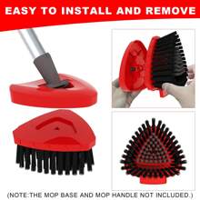 Small Scrub Brush Replacement Head Compatible With O Cedar RinseClean 2-Tank Spin Mop, Mop Replace Head Brush,Scrubber Floor Cleaning Brush,More Layers Of Bristles For Bathroom, Deck, Tile, - * Brush(For 2-Tank)